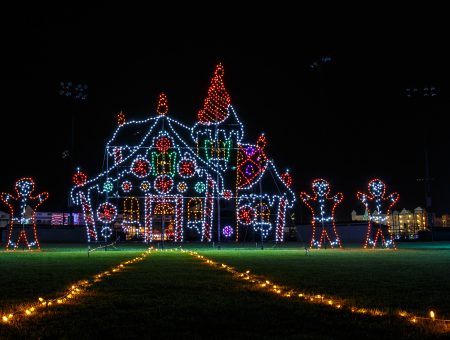 Winterfest Christmas lights display in Ocean City, Maryland