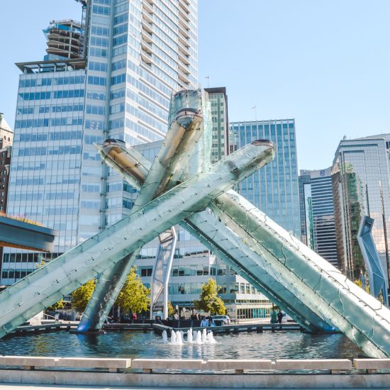 Click for my guide to the best free things to do in Vancouver, including visiting the Olympic Cauldron at Jack Poole Plaza.