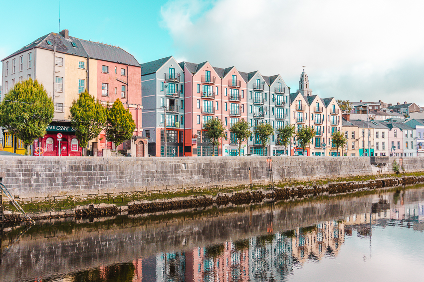 Walking beside the River Lee in Cork, Ireland (hidden gems in Europe)