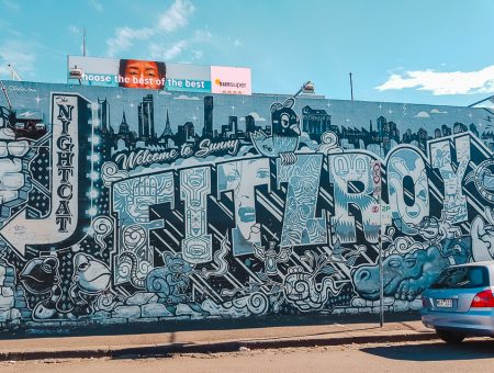 Fitzroy street art in Melbourne, Australia
