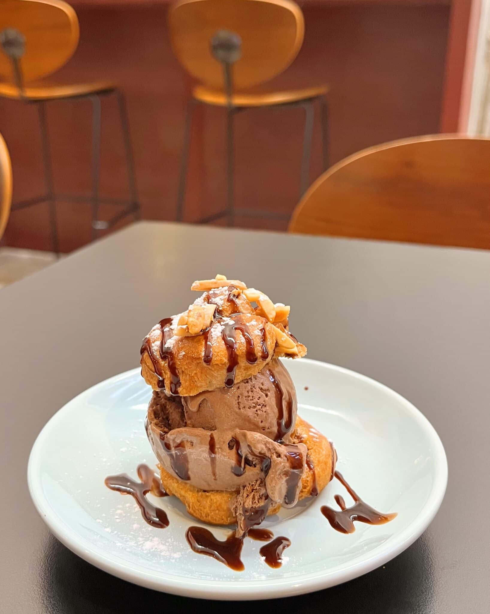 Profiterole from LOKL Coffee Co. in Chinatown, Kuala Lumpur, Malaysia