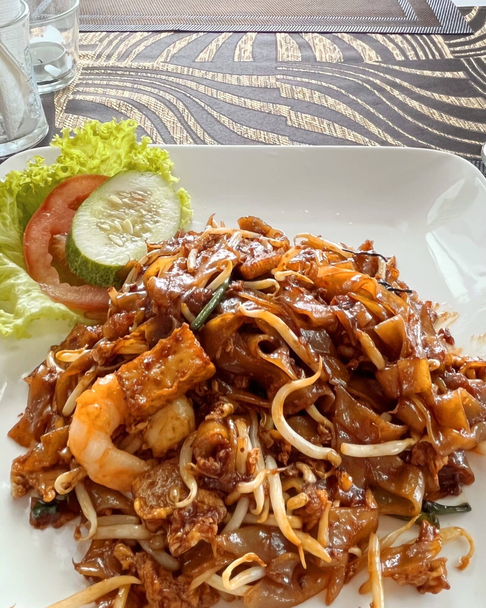 Fried noodles from Envi Skydining in Kuala Lumpur, Malaysia