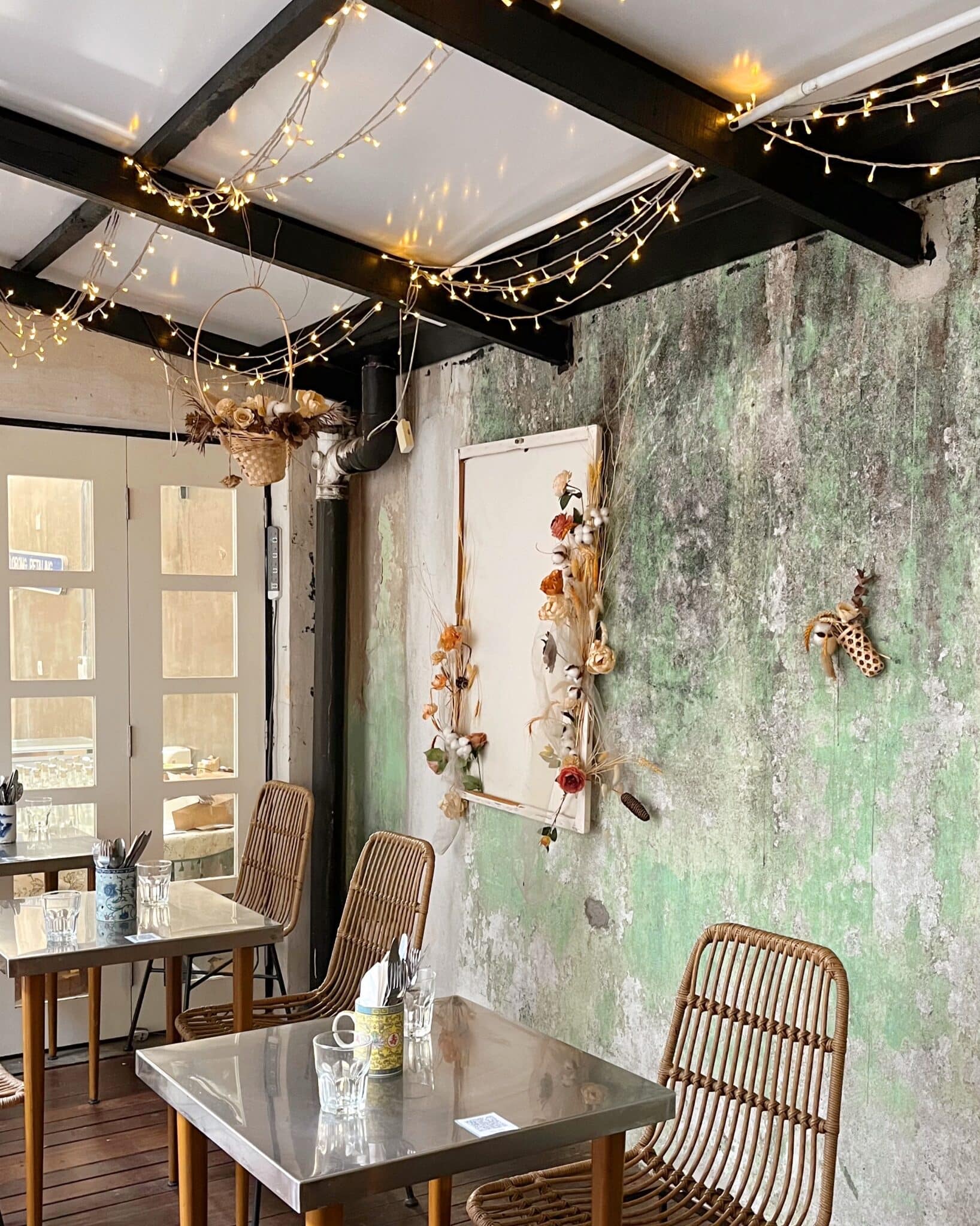Cute interior at Merchant's Lane in Kuala Lumpur, Malaysia