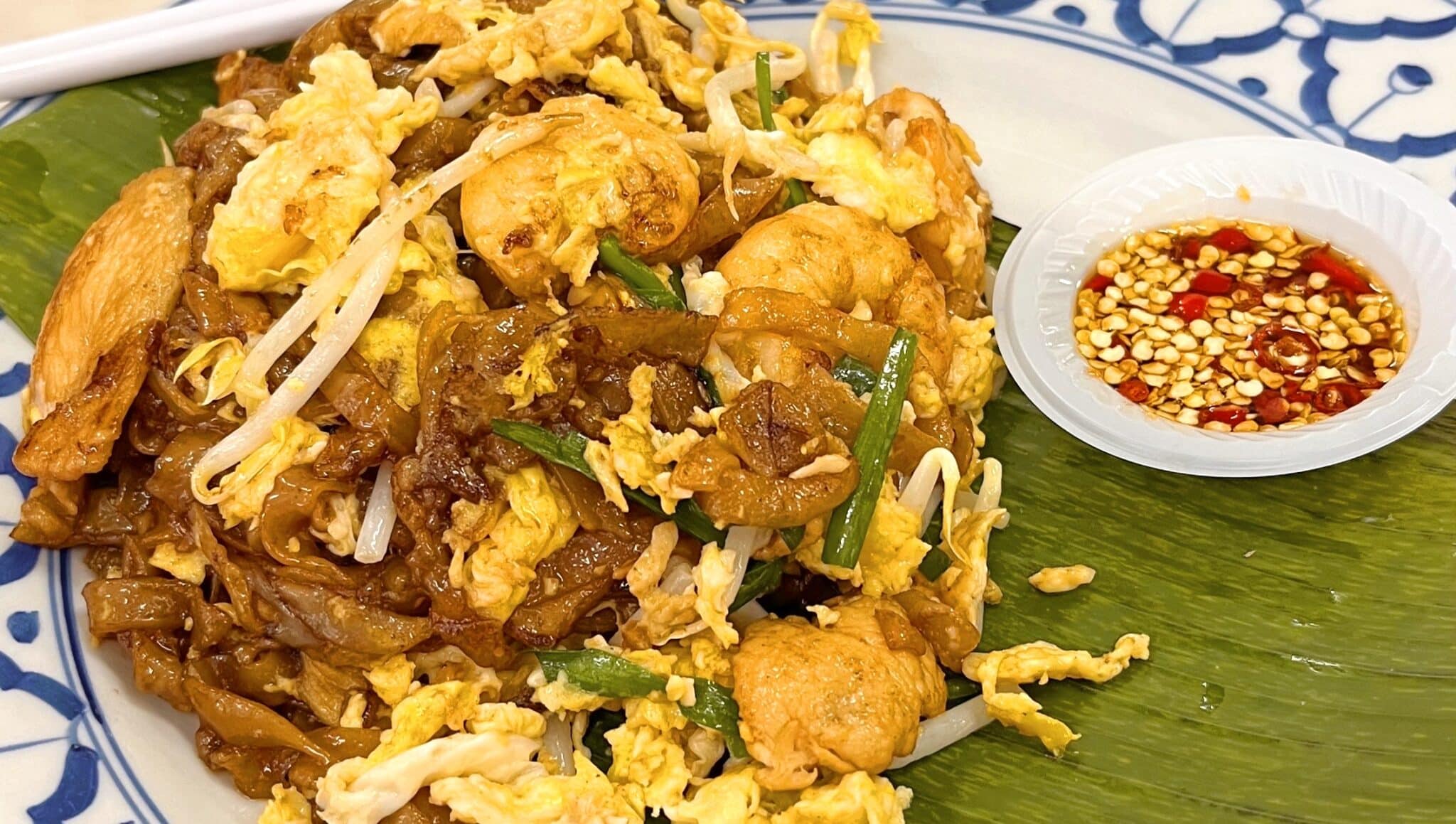 Plate of fried noodles from Capitol Cafe in Kuala Lumpur, Malaysia (best food in Kuala Lumpur)
