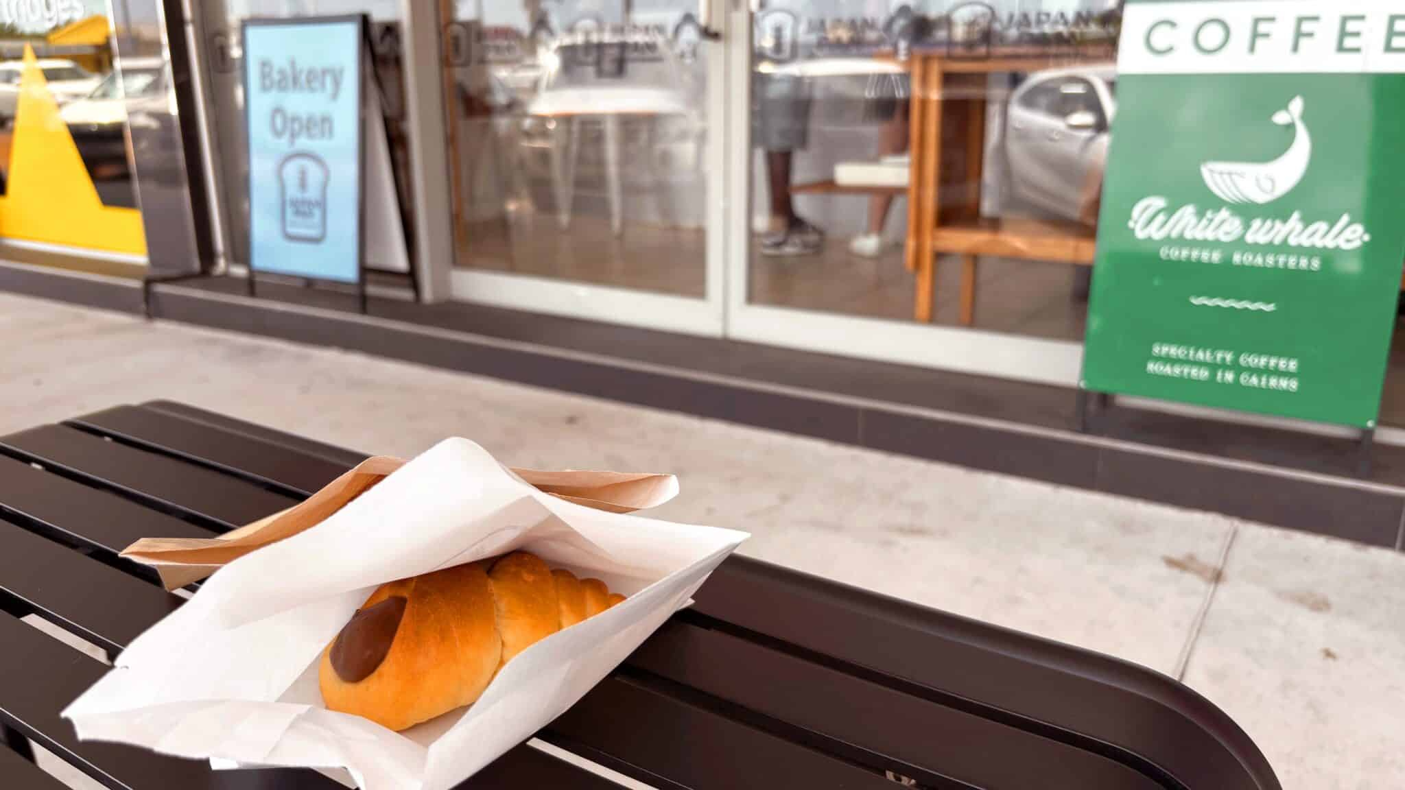 Pastries outside Japan Pan Bakery in Cairns
