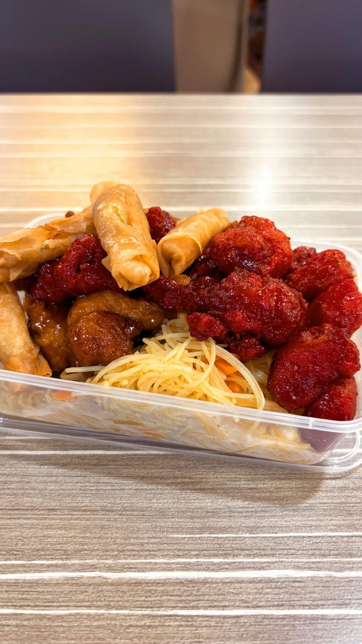 Mountain of Chinese food from the Night Markets in Cairns 