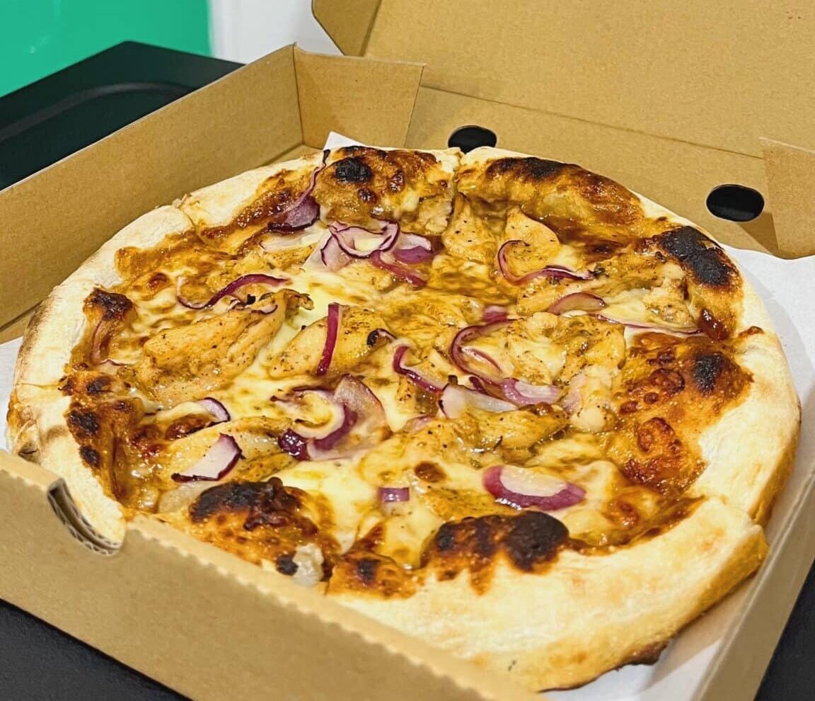 Pizza from Olivia Pizza in Da Nang, Vietnam