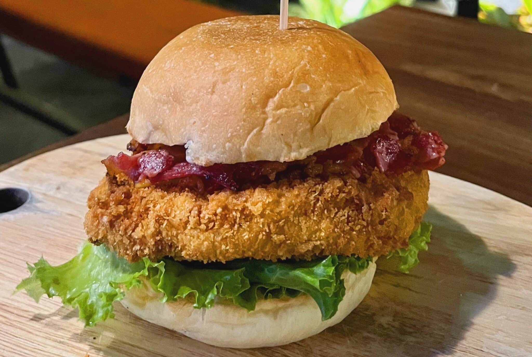 Burger from Roadhouse Burgers in Da Nang, Vietnam