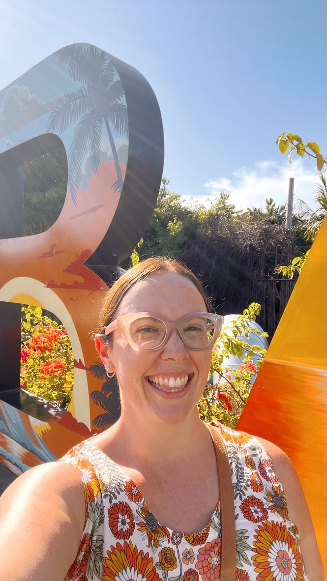 Wearing prescription glasses from Eyerizz in Sanur Bali.